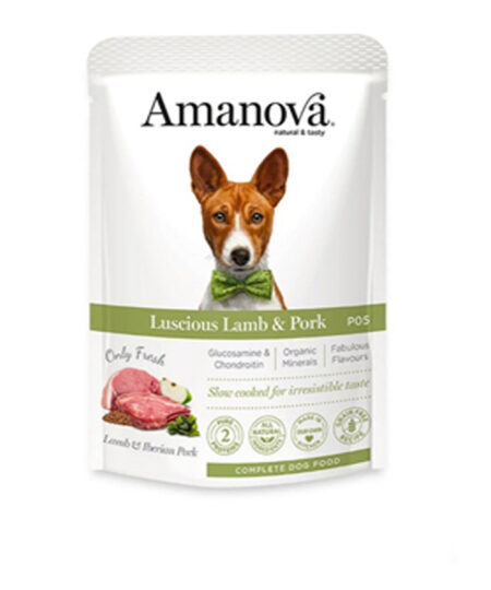 AMANOVA ADULT LUSCIUS LAMB & PORK POUCH