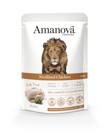 AMANOVA STERILISED CAT EXQUISITE CHICKEN POUCH