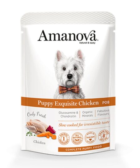 AMANOVA PUPPY EXQUISITE CHICKEN POUCH